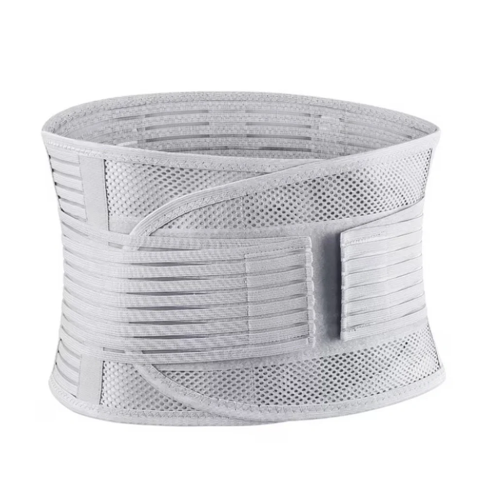 Gray Breathable Lumbar Support Belt - size 2xl